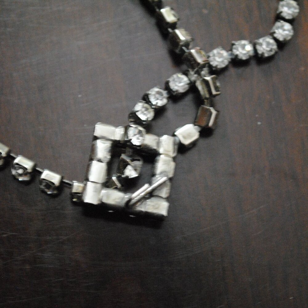 Vintage Rhinestone Belt or Lariat Necklace - Picture 5 of 8